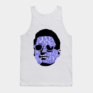 Johnny Cage text portrait Tank Top